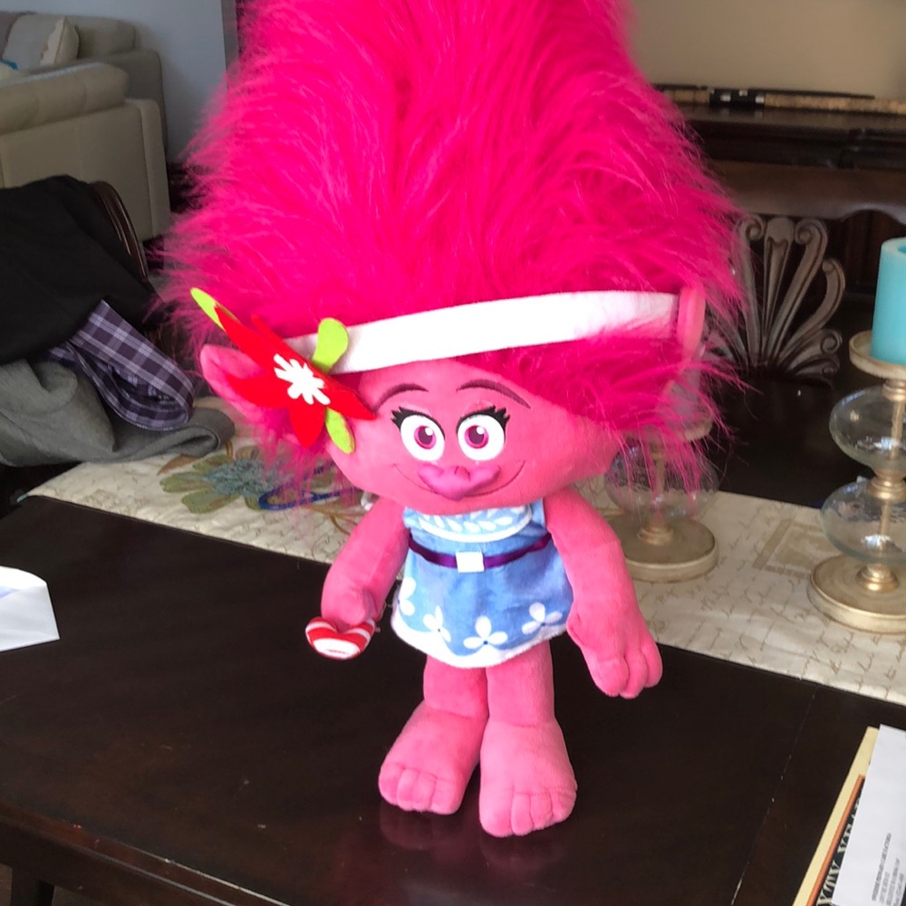 “Poppy” giant stuffy from The Trolls movies!
